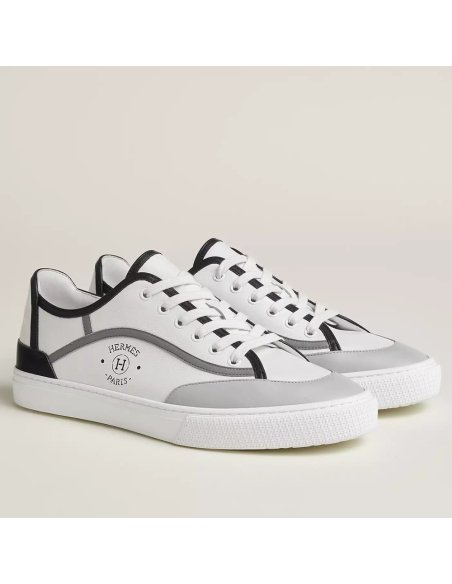 Cheap Reps Hermes Mens Get Sneakers in Multicolour Calfskin