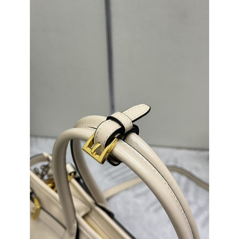 Prada Bonnie large leather handbag 1BA433 38X30X12cm,Prada Bags