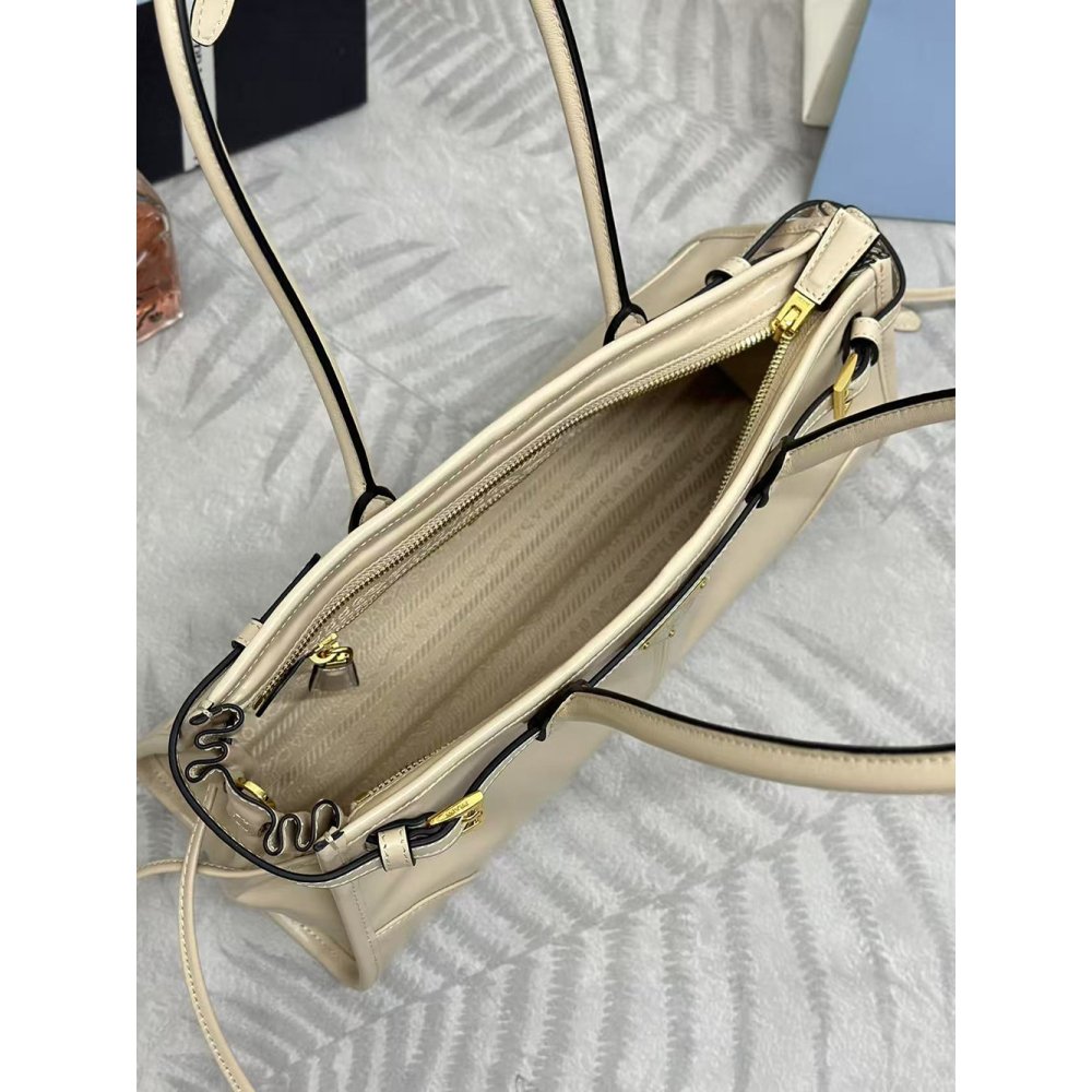 Prada Bonnie medium leather handbag 1BA426 32X15.5X12cm,Prada Bags