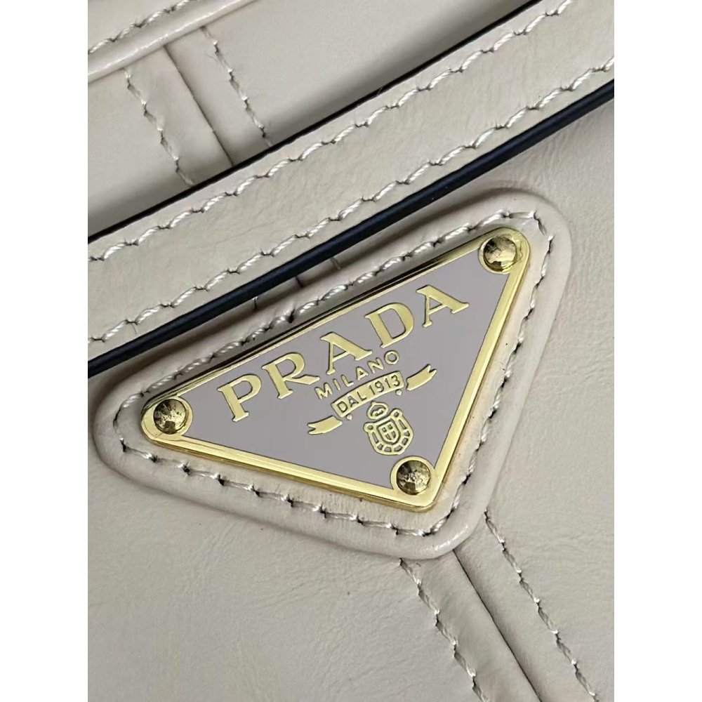 Prada Bonnie medium leather handbag 1BA426 32X15.5X12cm,Prada Bags