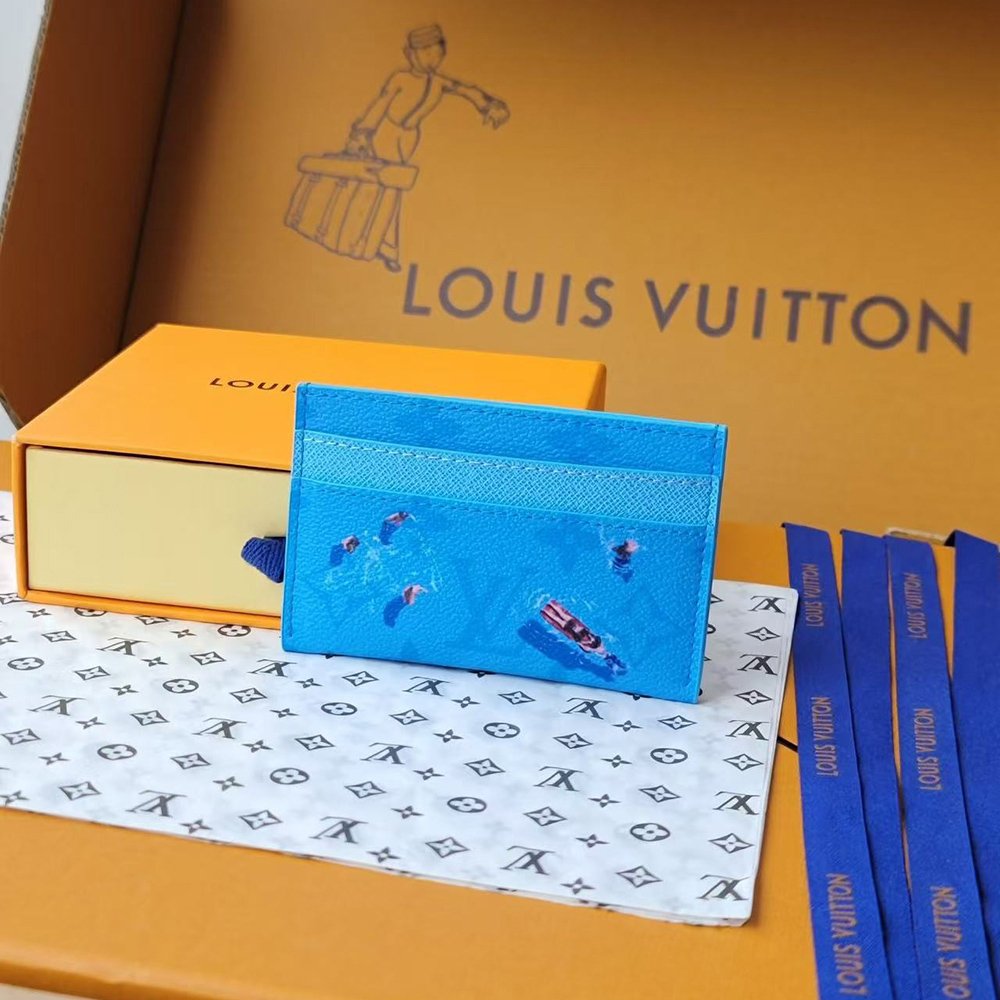 Louis Vuitton Double Card Holder M14862 10X7X1.5cm,Louis Vuitton Wallets