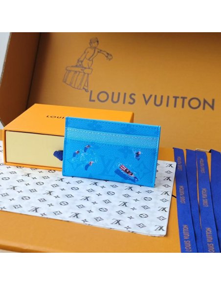 Louis Vuitton Double Card Holder M14862 10X7X1.5cm,Louis Vuitton Wallets