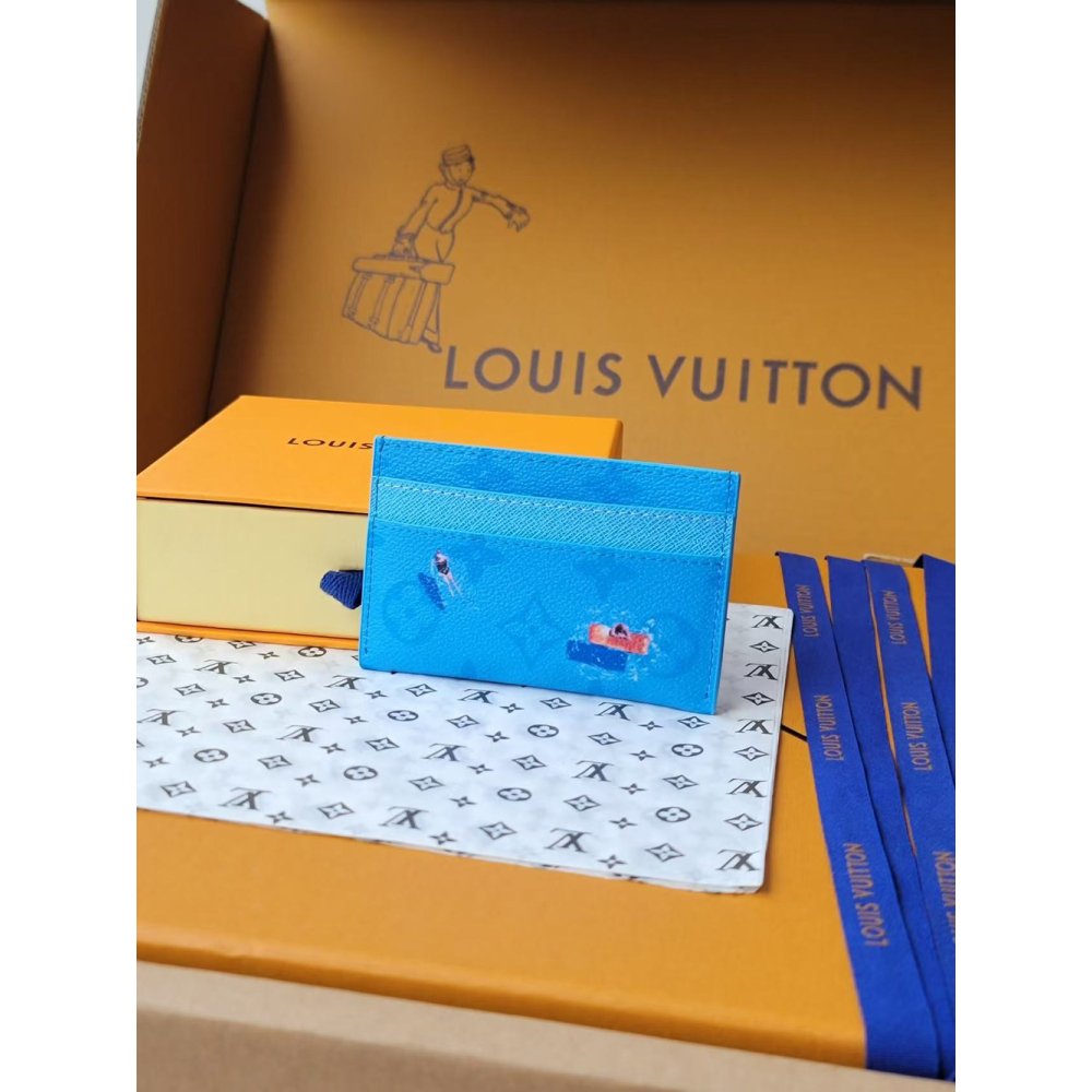Louis Vuitton Double Card Holder M14862 10X7X1.5cm,Louis Vuitton Wallets