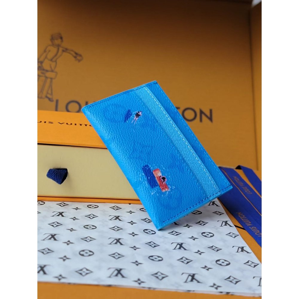 Louis Vuitton Double Card Holder M14862 10X7X1.5cm,Louis Vuitton Wallets