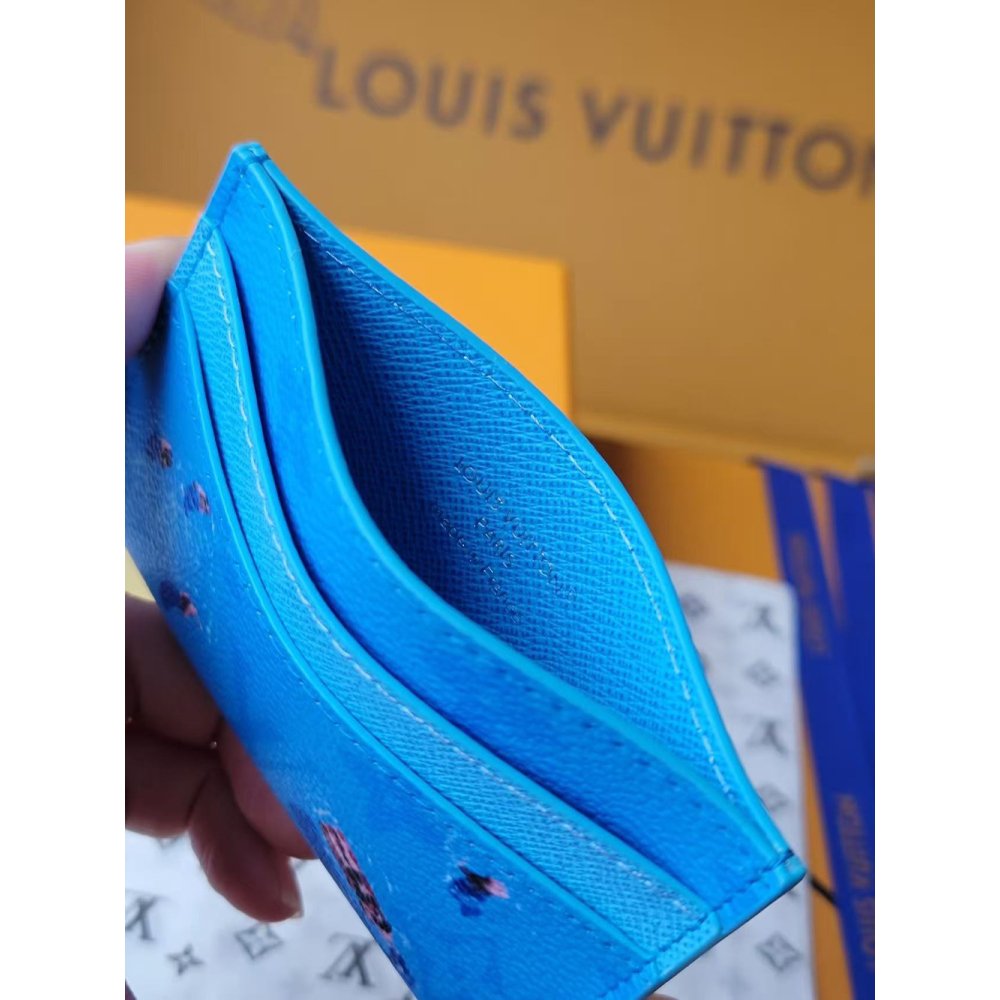 Louis Vuitton Double Card Holder M14862 10X7X1.5cm,Louis Vuitton Wallets