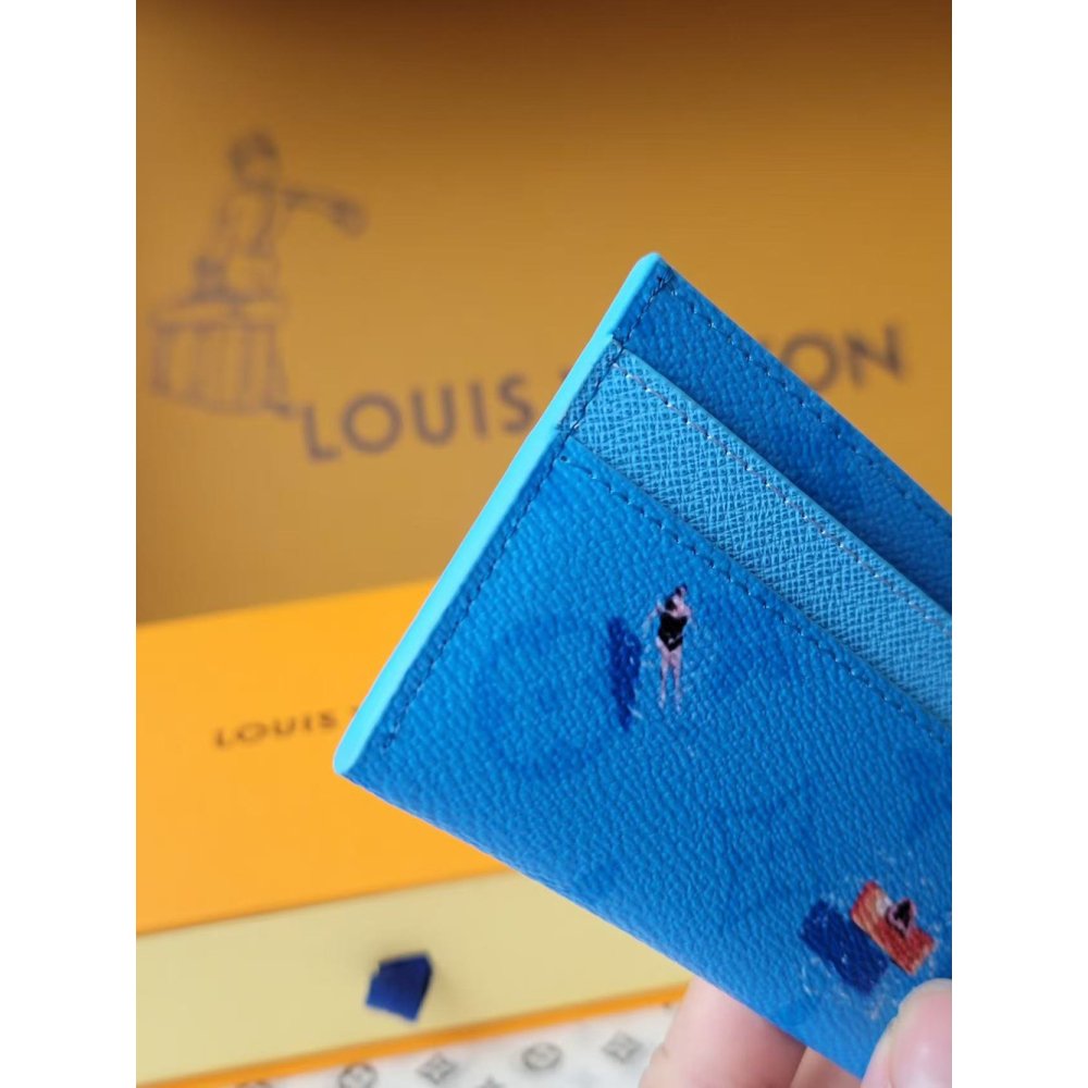 Louis Vuitton Double Card Holder M14862 10X7X1.5cm,Louis Vuitton Wallets