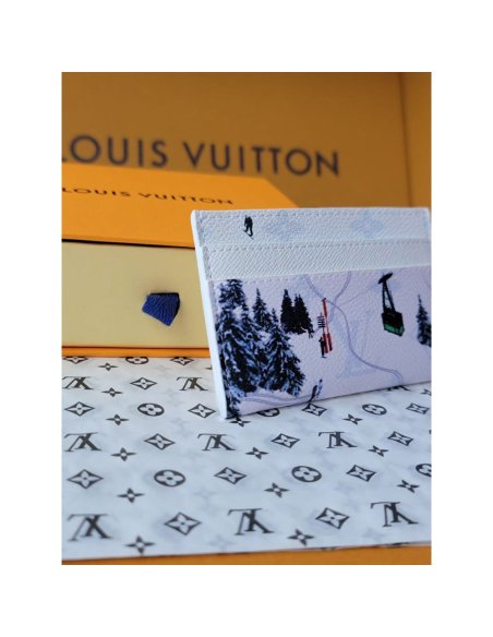 Louis Vuitton Double Card Holder M14862 10X7X1.5cm,Louis Vuitton Wallets