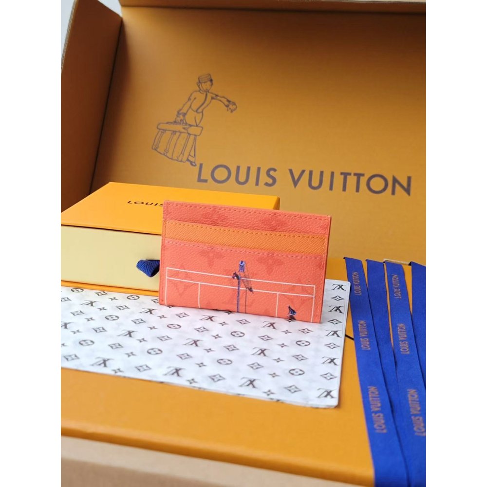 Louis Vuitton Double Card Holder M14862 10X7X1.5cm,Louis Vuitton Wallets
