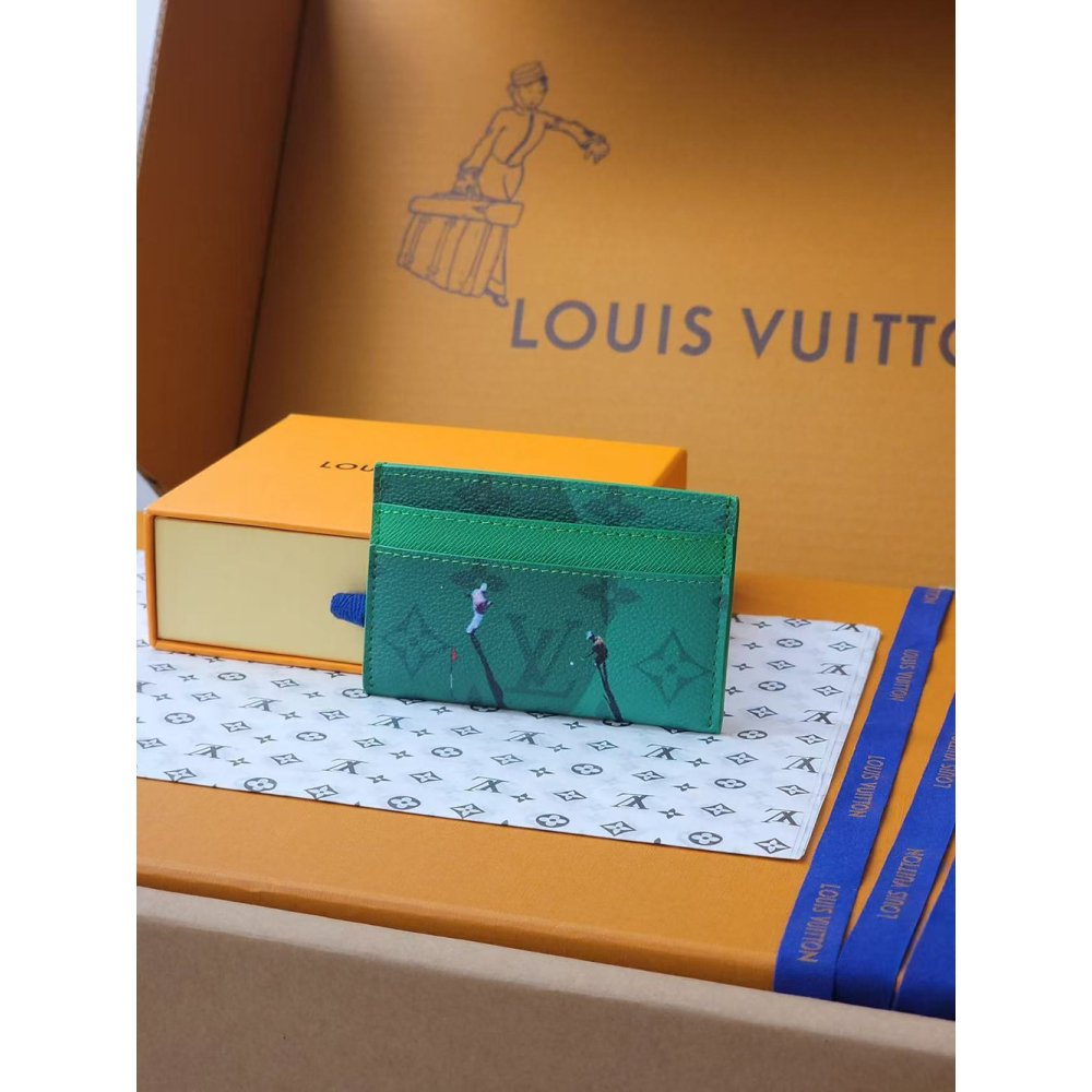 Louis Vuitton Double Card Holder M14862 10X7X1.5cm,Louis Vuitton Wallets