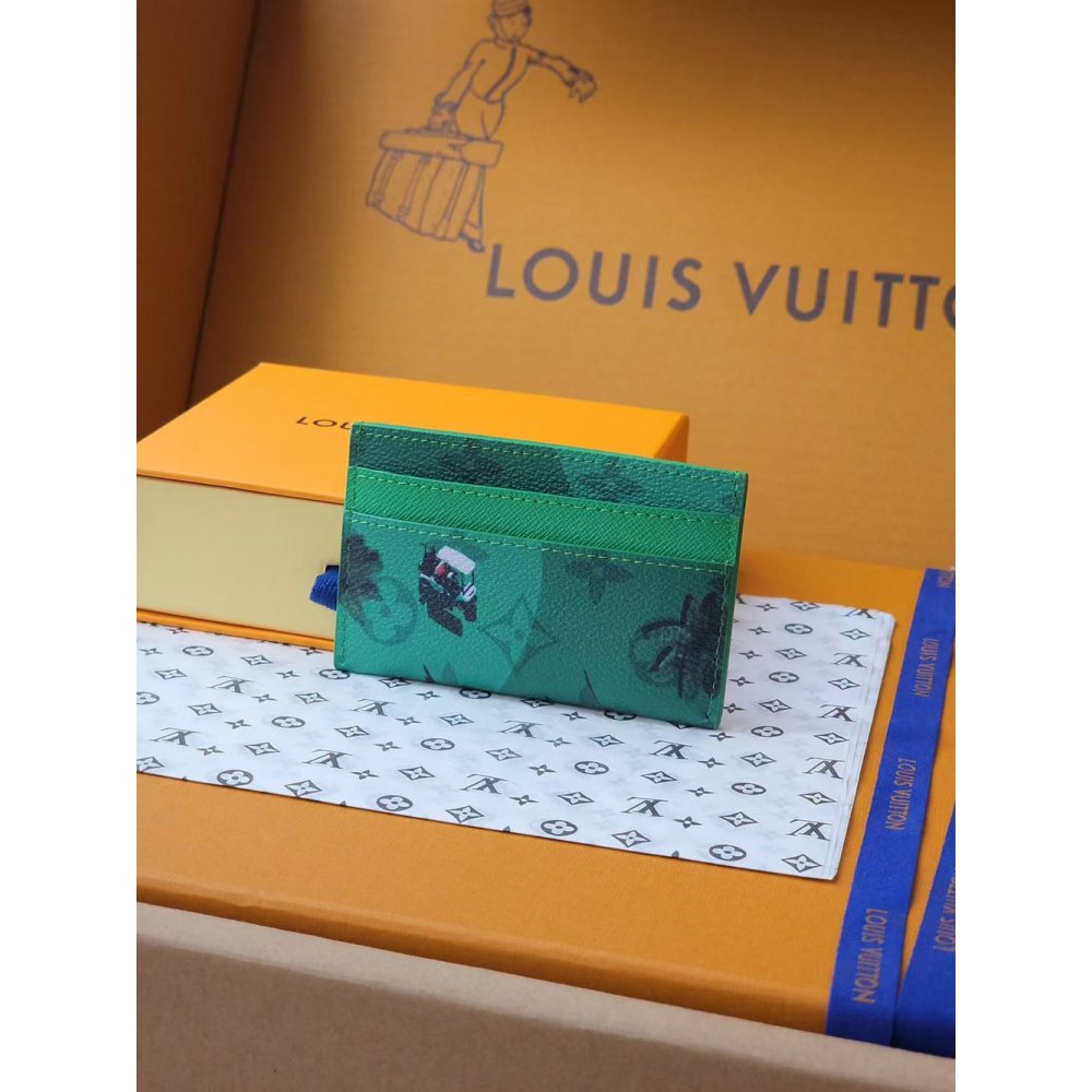 Louis Vuitton Double Card Holder M14862 10X7X1.5cm,Louis Vuitton Wallets
