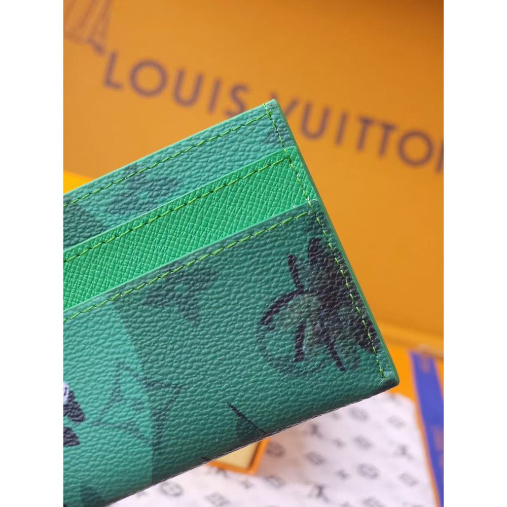 Louis Vuitton Double Card Holder M14862 10X7X1.5cm,Louis Vuitton Wallets