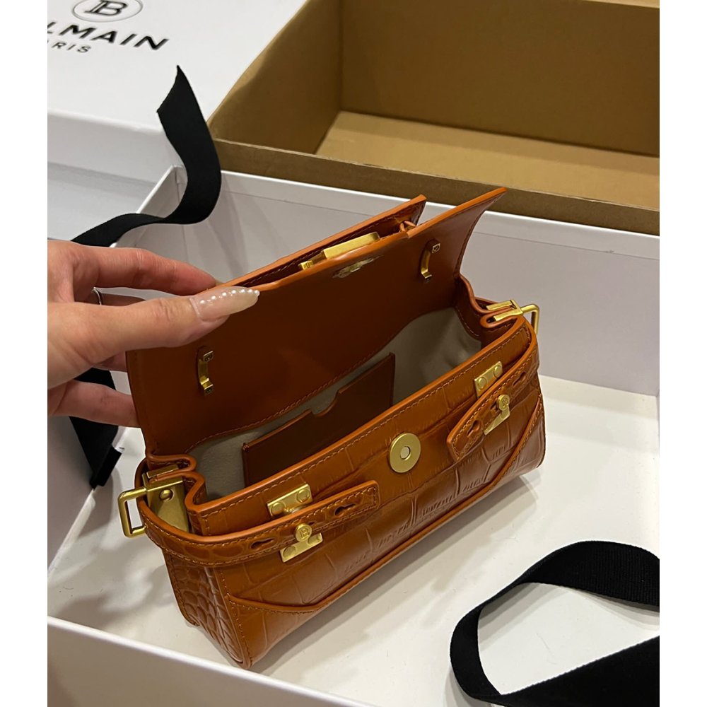 Balmain B-Buzz 19 Bags L014F8 19X12X7.5cm,Balmain Bags