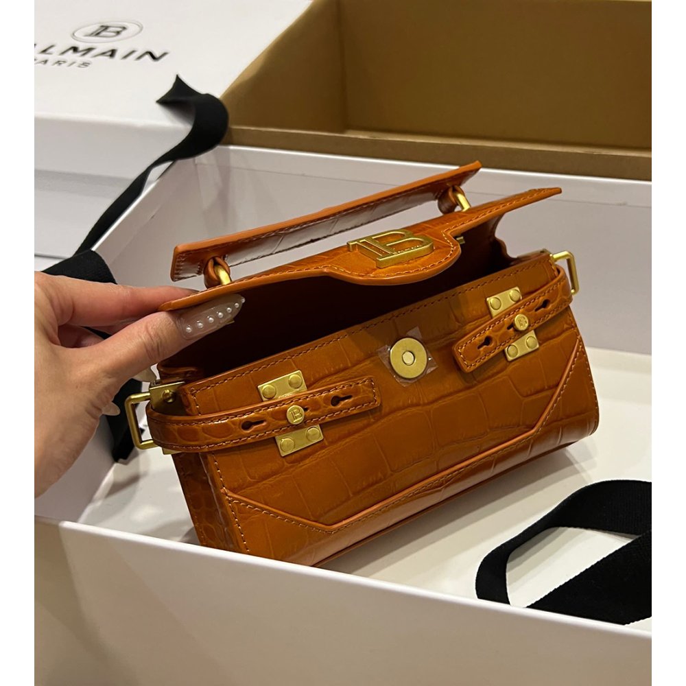 Balmain B-Buzz 19 Bags L014F8 19X12X7.5cm,Balmain Bags