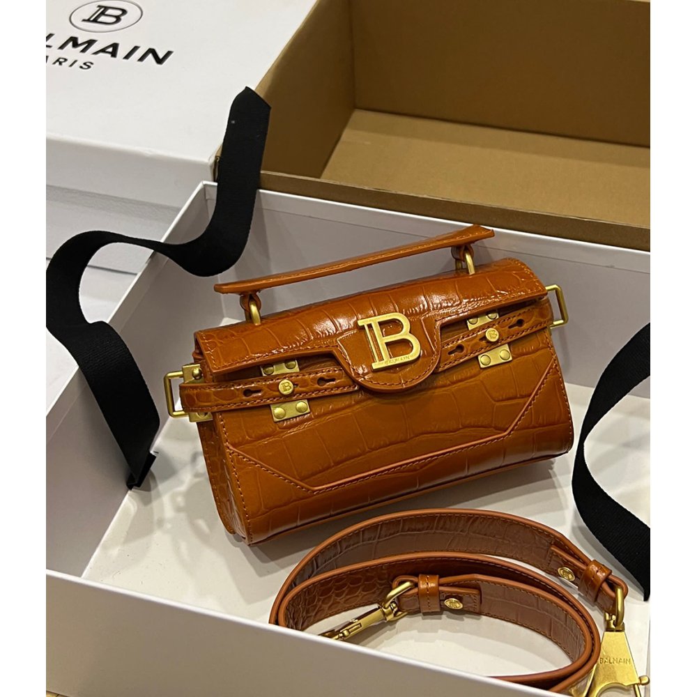 Balmain B-Buzz 19 Bags L014F8 19X12X7.5cm,Balmain Bags