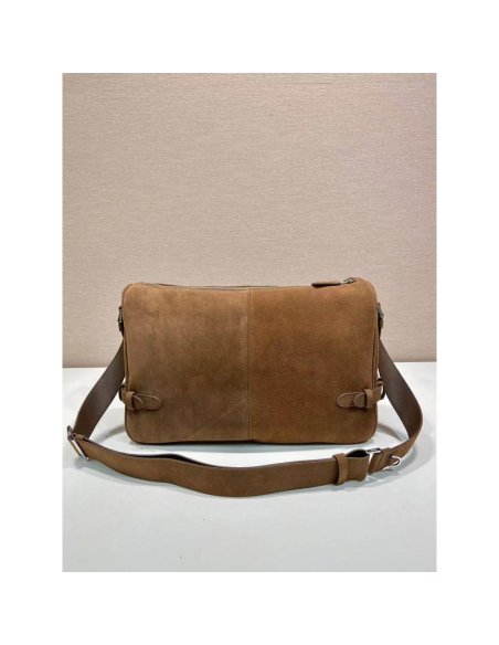 Prada Suede shoulder bags 2VH187 22X35X12cm,Prada Bags