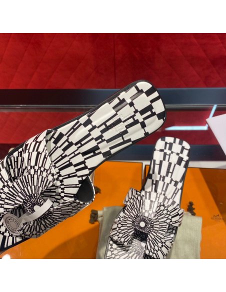 Hermes flat slides summer shoes_1