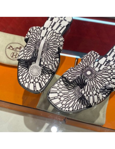 Hermes flat slides summer shoes_1