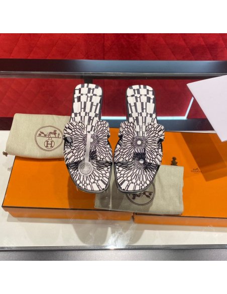 Hermes flat slides summer shoes_1