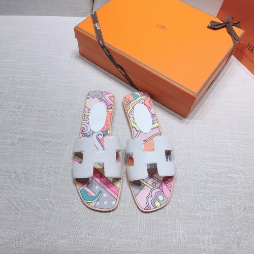 Hermes flat slides summer shoes_13