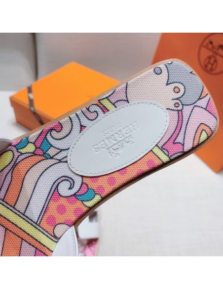 Hermes flat slides summer shoes_13