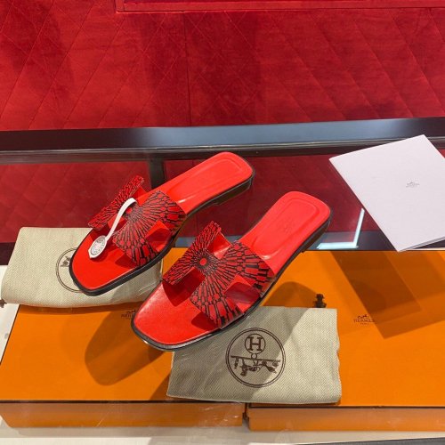 Hermes flat slides summer shoes_2