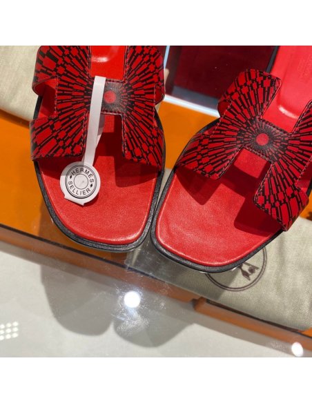 Hermes flat slides summer shoes_2
