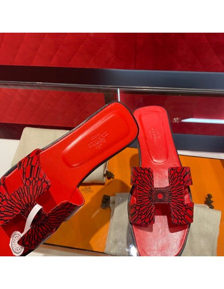Hermes flat slides summer shoes_2