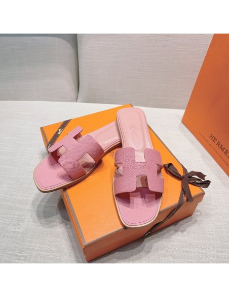 Hermes flat slides summer shoes_22