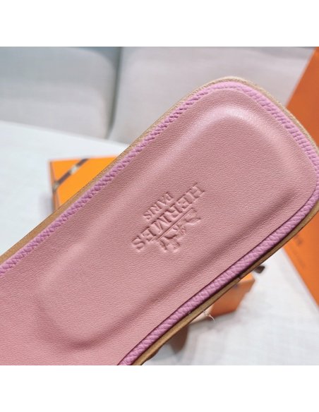 Hermes flat slides summer shoes_22