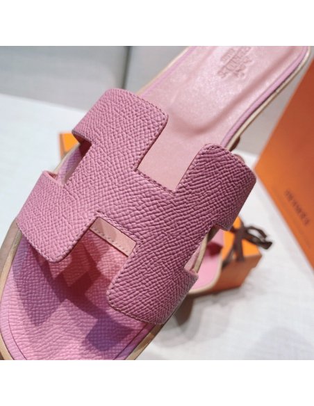 Hermes flat slides summer shoes_22