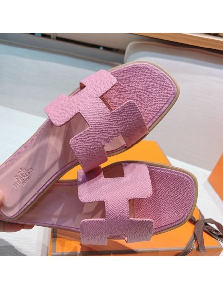 Hermes flat slides summer shoes_22