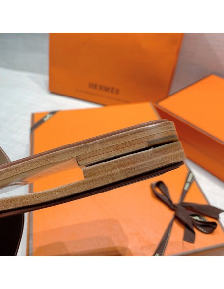 Hermes flat slides summer shoes_31