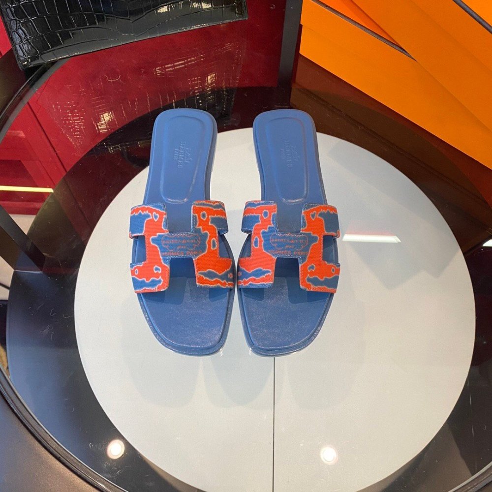 Hermes flat slides summer shoes_4