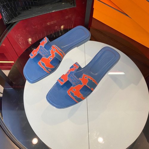 Hermes flat slides summer shoes_4