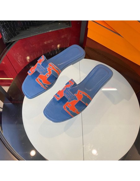 Hermes flat slides summer shoes_4