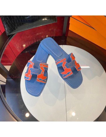 Hermes flat slides summer shoes_4