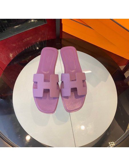 Hermes flat slides summer shoes_5