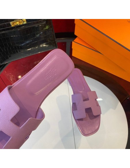 Hermes flat slides summer shoes_5