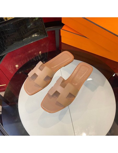 Hermes flat slides summer shoes_6