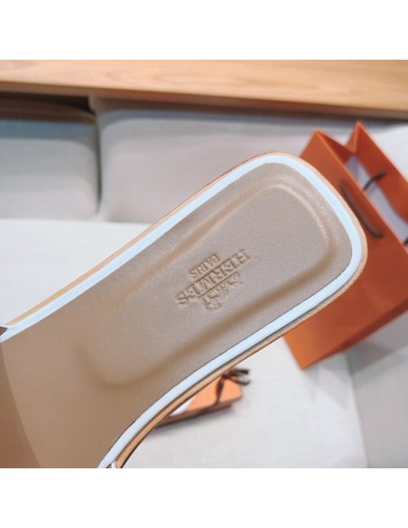 Hermes flat slides summer shoes_7