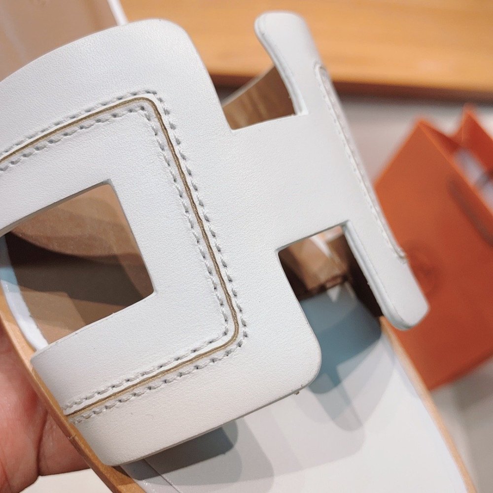 Hermes flat slides summer shoes_7