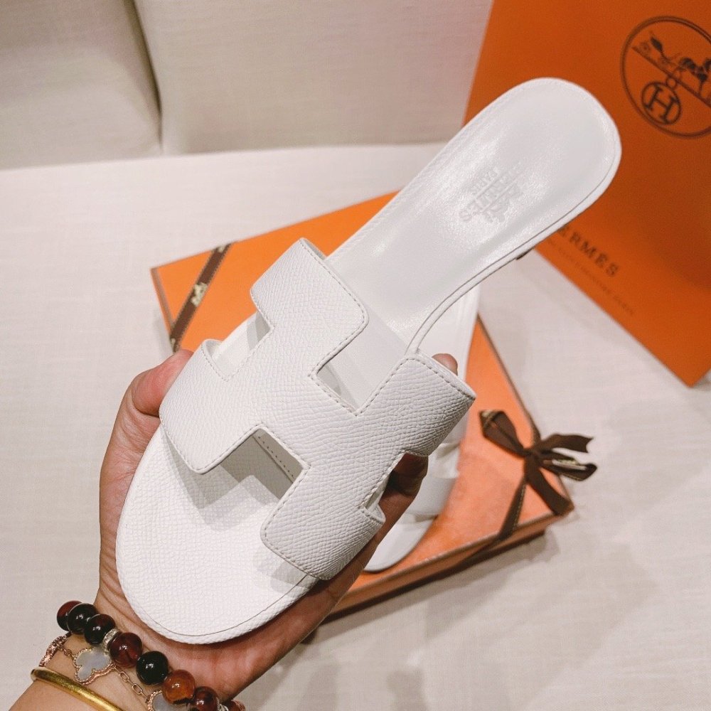 Hermes mid-heel slides summer shoes_10