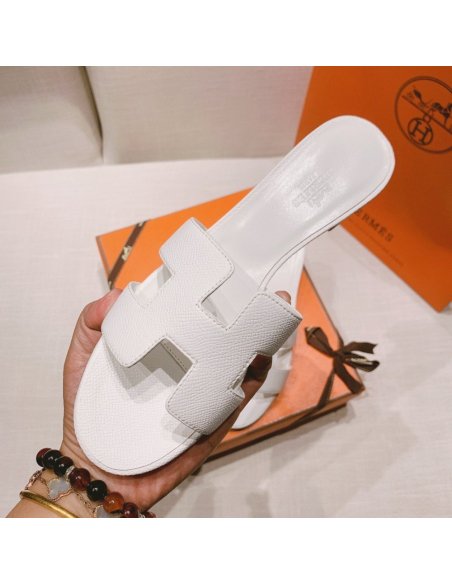 Hermes mid-heel slides summer shoes_10