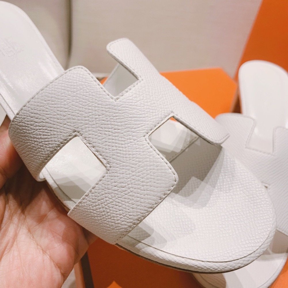 Hermes mid-heel slides summer shoes_10