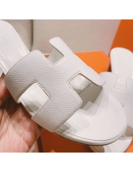 Hermes mid-heel slides summer shoes_10