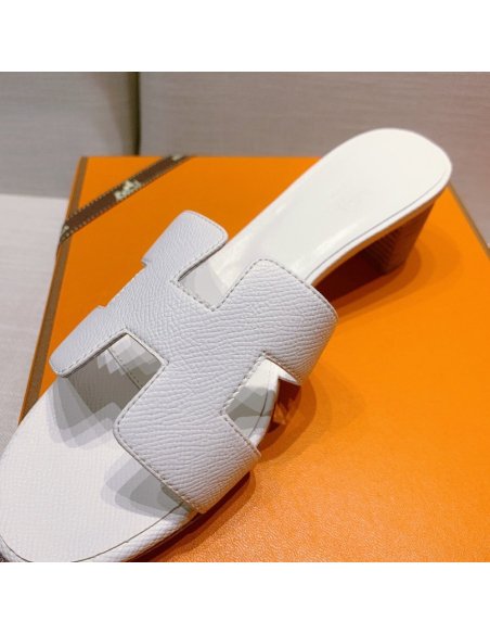 Hermes mid-heel slides summer shoes_10