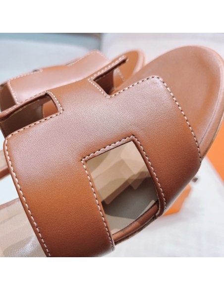 Hermes mid-heel slides summer shoes_16