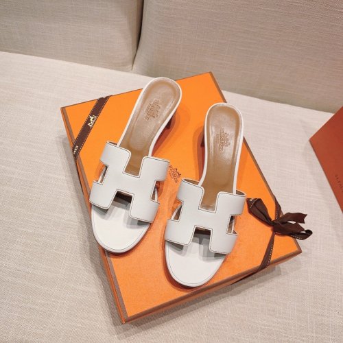 Hermes mid-heel slides summer shoes_17