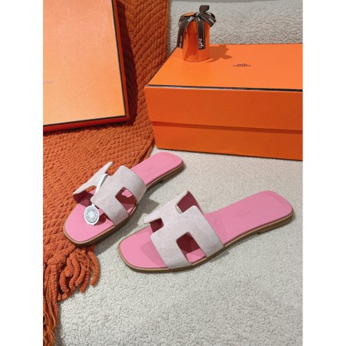 Hermes Oran slides summer shoes_11