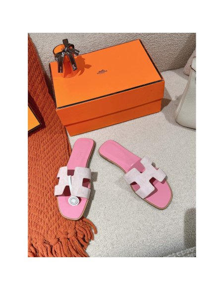 Hermes Oran slides summer shoes_11